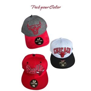 NWT Chicago Bulls NBA Basketball Ultra Game Men's Adjustable Snapback Cap Hat